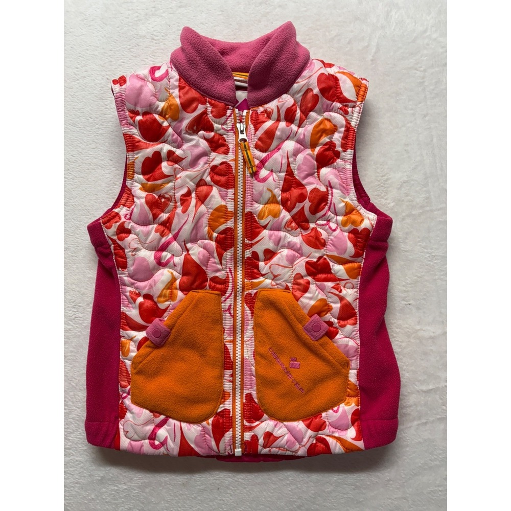 Obermeyer Girls Multicolor Blue Dusk Purple Snuggle Vest‎ Winter Size 7